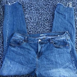 Old Navy Ripped Blue Jeans